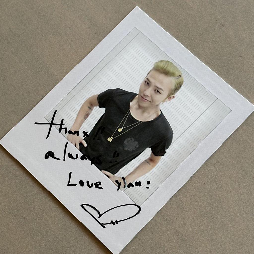 [USED] BIGBANG G-DRAGON Jiyong Photo Card