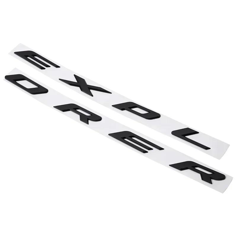 3D ABS Chrome Black Explorer Logo Car Front Hood Emblem Bonnet Letters Badge Sticker For Explorer 2020 2021