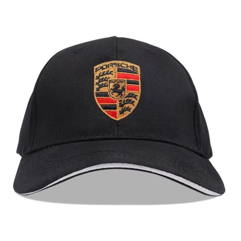 Embroiderie Emblems Baseball Cap Men Women Hat Sun Outdoor For Porsche Logo Summer Sports Hats Adjustable Auto Accessories