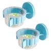 2Pcs Durable Feeding Cup Bird Feeder Bowls With Clips Pet Bird Bowls With Clips Parrot Water Bowl For Easy Attachment