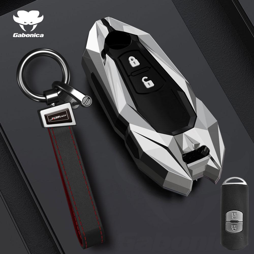 New 2 3 Buttons Zinc Alloy Car Key Fob Case Cover For Mazda 2 3 6 Atenza Axela Demio Cx30 Cx-4 Cx-5 Cx5 Cx-3 Cx7 Cx8 Cx-8 Cx-9