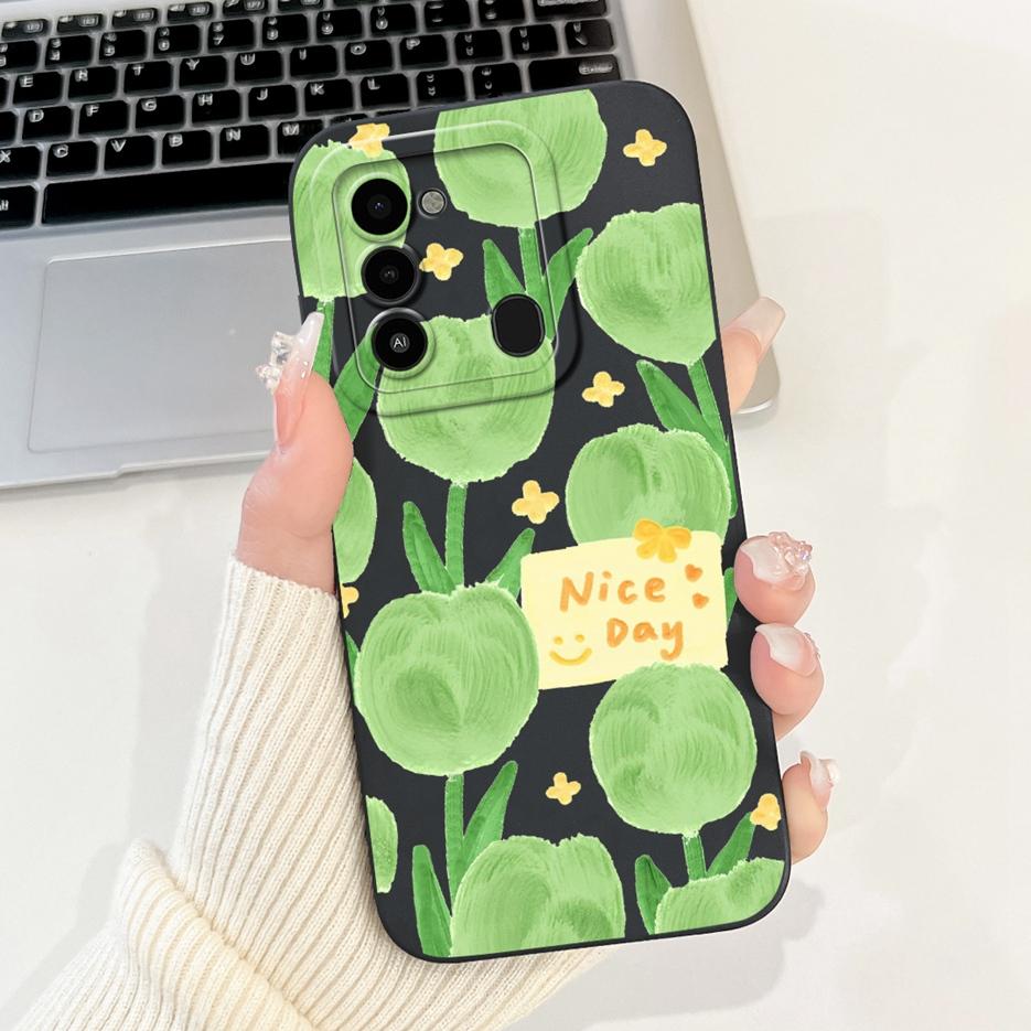 For Tecno Spark 8C Case KG5k KG5j KG5n Luxury Candy Painted Cover Soft TPU Shell For Tecno Spark Go 2022 KG5 Spark8C Phone Cases