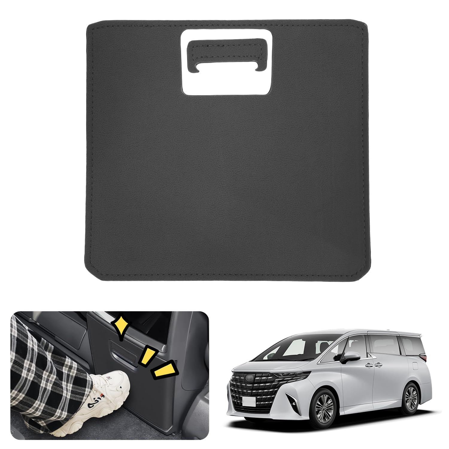 

TELLIKA Alphard 40 Series Kick Guard, Z Grade Only, Vellfire 40 Series, Rear Glove Z grade чёрный