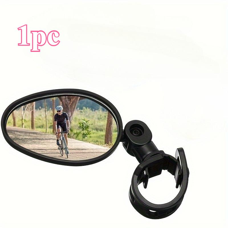 1/2PCS  Bike Mirrors, Acrylic Convex Oval Rearview for Cycling360° Rotatable Shockproof Handlebar Mount Mirrors for Mountain &