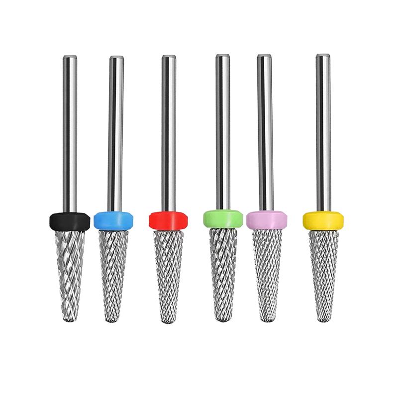 Manicure Tungsten Steel Grinding Head Polishing Removing Manicure Tools Corn Head Dead Skin Grinding Machine Accessories