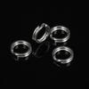 200Pcs Stainless Steel Fishing Split Rings Bait Lure Solid Loop Tackle Tool Kit