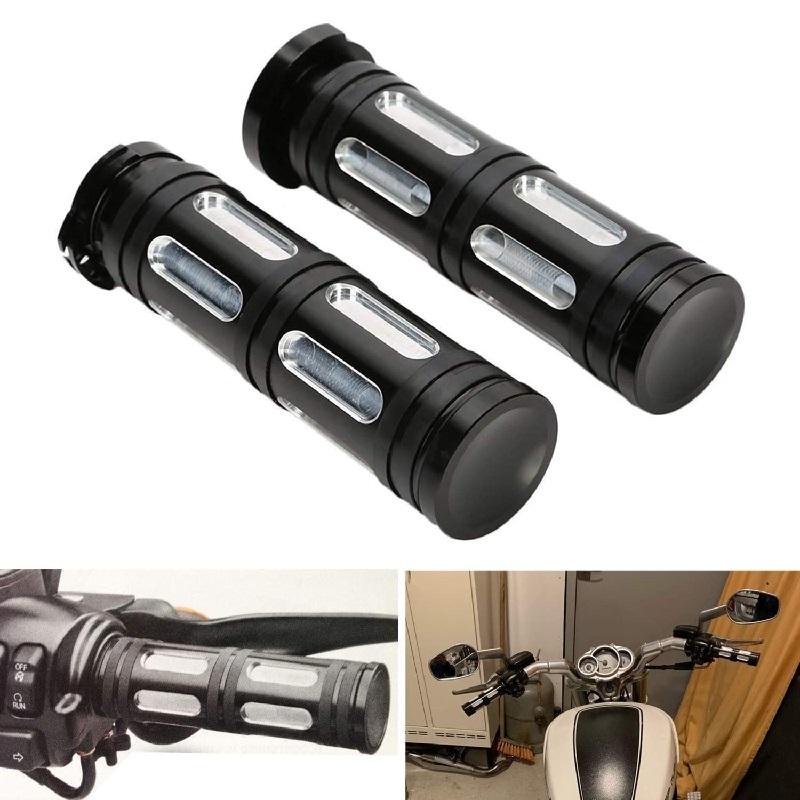 Motorcycle 1"25mm CNC Handle Bar Hand Grips For Harley Davidson Touring Softail DYNA