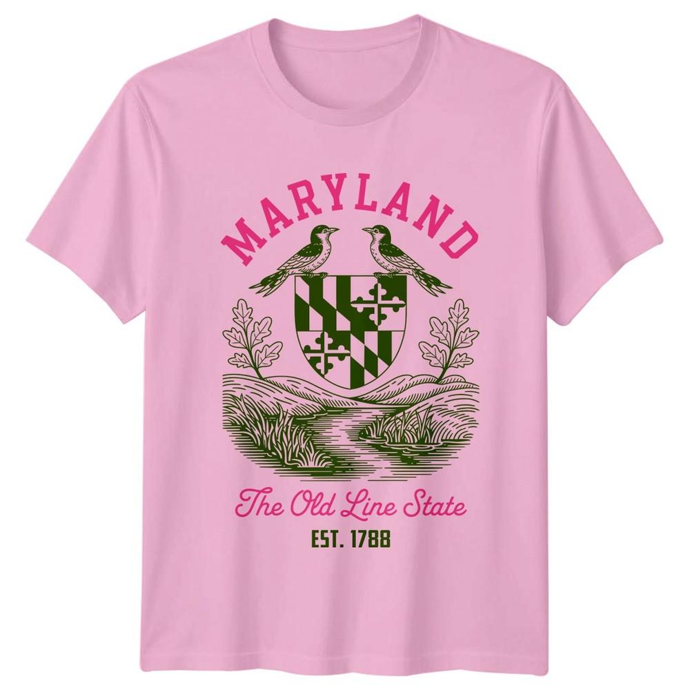 Maryland The Old Line State EST 1788 State Pride Unisexs Unisexs Graphic Tee