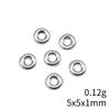 New Year's Day Jewelry Findings Small Torus Spacer Beads Accessories Parts Backpack Accessories