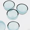 6 Pcs Pendant Charm Half Globe Glass Container for