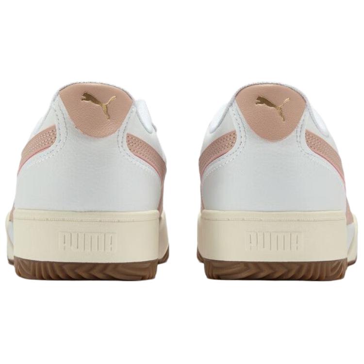 Puma Tifosi Synthetic Leather Classic Retro Low-Top Sneakers Unisex Sneakers White Pink 397454-08