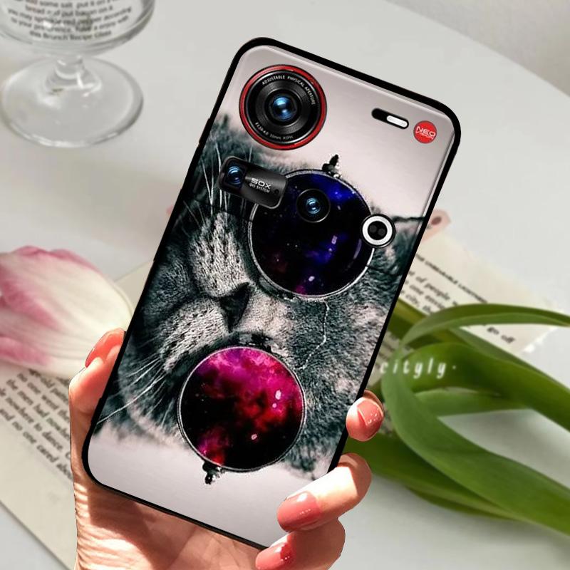 For ZTE Nubia Z70 Ultra 5G Case NX733J Shockproof Soft TPU Silicone Phone Cover For ZTE Nubia Z60S Pro 5G Z50S Pro Bumper Fundas