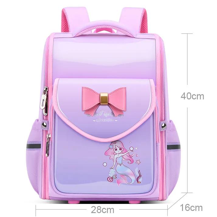 Nouveau sac d'école imprimé imperméable pour enfants, sac à dos pour écoliers du primaire, sac à dos de grande capacité pour filles et garçons