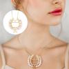 Elegant Silver Brooch Converter Metal Texture for Creating Fashionable Pendant Necklaces from Various Brooch Designs