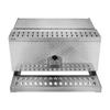 Stufenwerkzeugkasten für Sattelzug, 760 x 750 x 400 mm Robuster Aluminium-Riffelblech-Werkzeugkasten, Wasserdichte Einstiegsstufen-Aufbewahrungsbox für die Kabine mit T-Griff-Schloss &