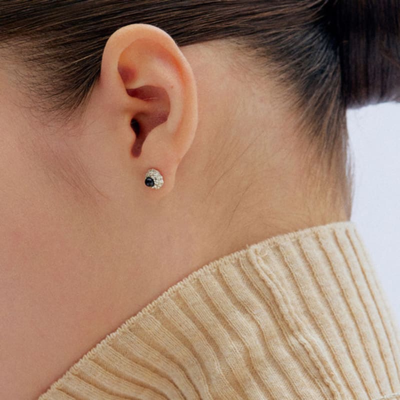 LUMIAH S FADENWIRBEL ONYX OHRRINGE