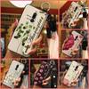 Flower Anti-knock Phone Case For Xiaomi Redmi 8 Silicone Wristband Anti-dust Soft case Fashion Design Phone Holder Ring