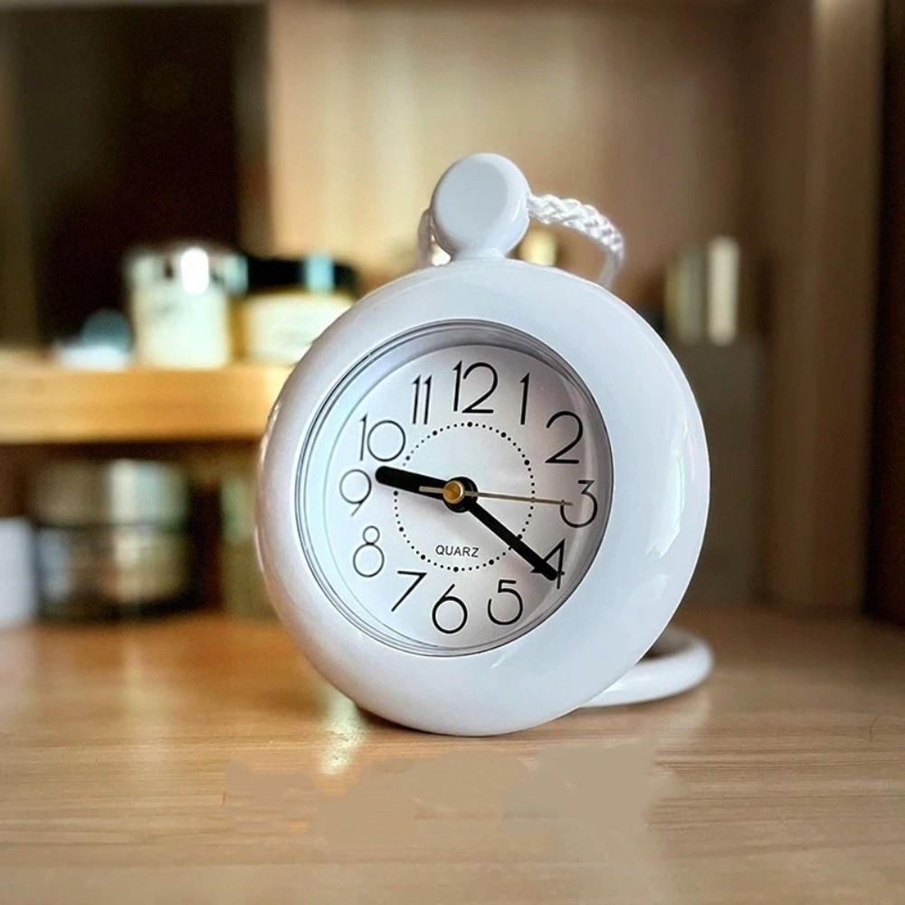 Plastic Waterproof Clock Nylon Lanyard Hanging Watch Unique Bathroom Clock  Kitchen Use