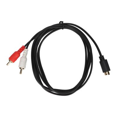 4 Pin To 2 RCA Cable 4Pin Male To 2RCA Male Y Splitter Adapter Cable for DVD Players Camcorders Set