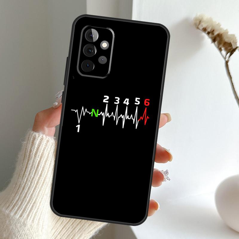 1N23456 Motorcycle Case For Samsung Galaxy A55 A15 A35 A56 A06 A16 A26 A36 A32 A52 A13 A33 A53 A14 A34 A54 A17