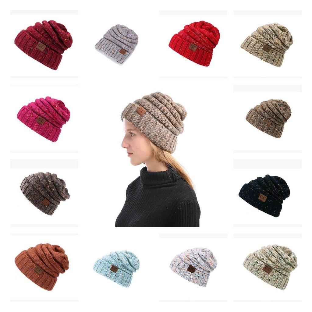 Trendy Women's Wool Knit Hat For Spring Autumn Winter In Various Mixed Colors