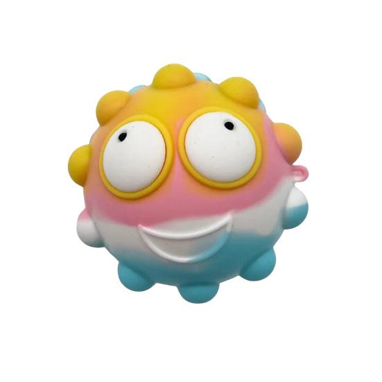 Popping Eye Expression Ball Toy Stress Relief Push Bubble Ball Squeeze Toy Decompression Stress Ball Fidget Toy