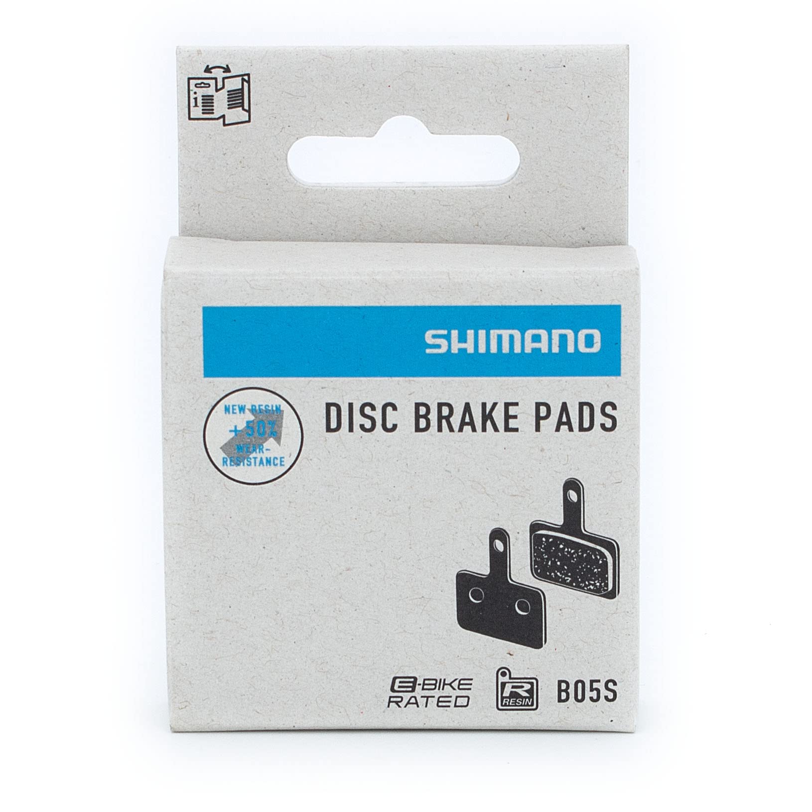 Тормозные колодки для дисковых тормозов Shimano B05S, смоляные, EBPB05SRXA