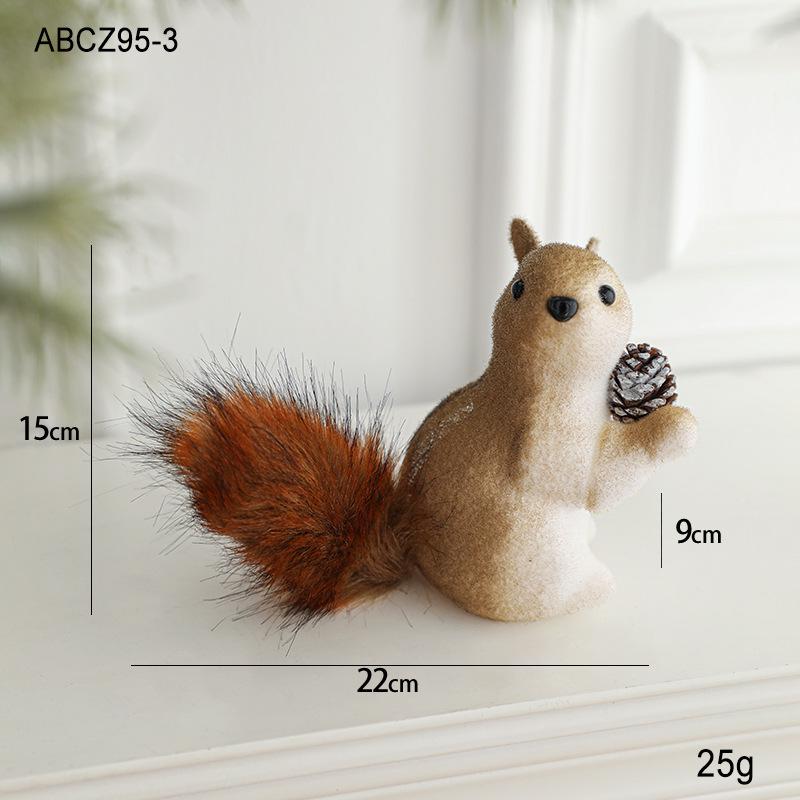 Foam Cartoon Squirrel Christmas Tree Ornament Pendant