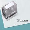 LATE WORK Self Inking Rubber Stamp Custom Colop Office Stationary P20 Mini