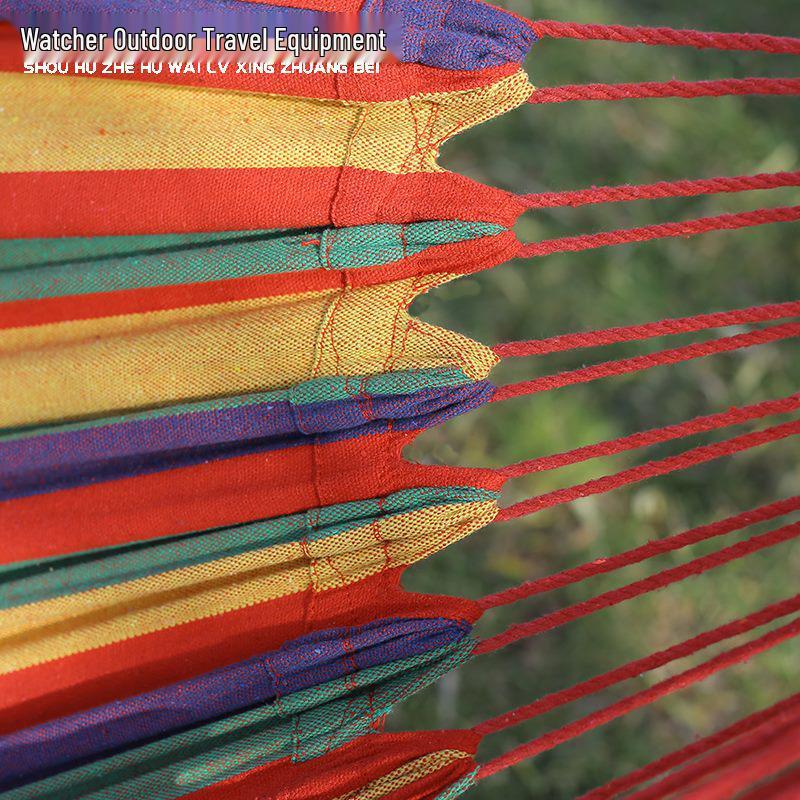 Anti-Rollover Thickened Canvas Hammock - Single/Double for Students & Adults