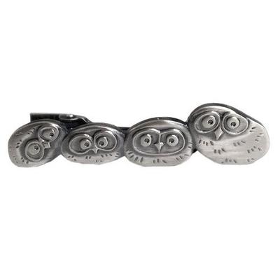ISHOKUYA Animal Series Unique Tie Clip, Tie Clip, Tie Bar, Owl, Daruma