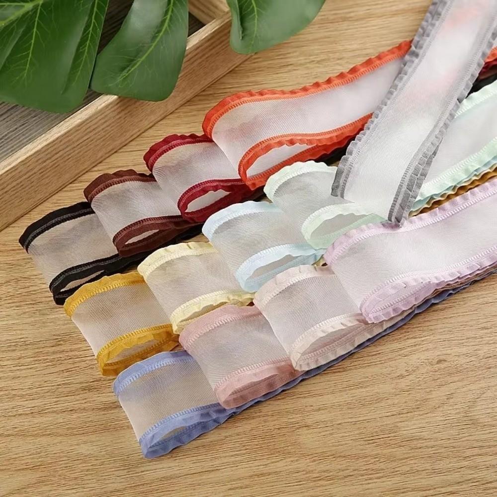 10 Yards*40mm Handgemaakte Tape DIY Rokrand Lint Kant Organza Lint Kleding Hoed Cadeau Decoratie