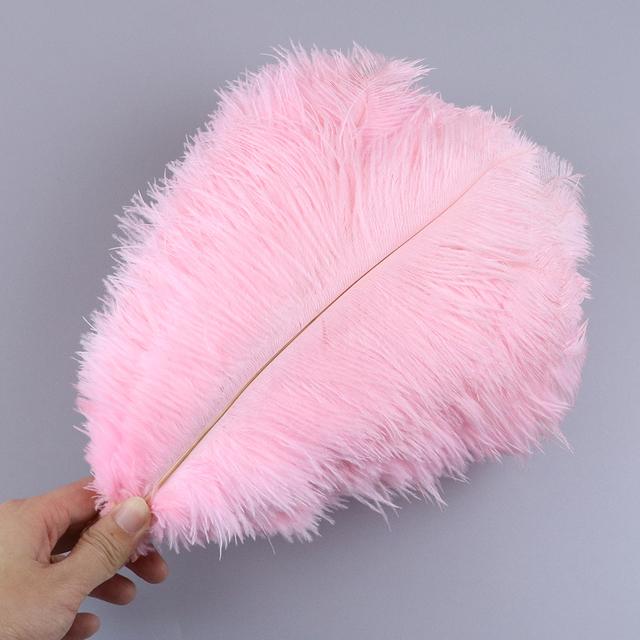 20Pcs Natural Ostrich Feather 15-20cm for Wedding Carnival Home Party Decoration DIY Handicraft Accessories Table Centerpieces