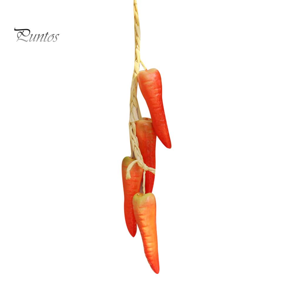 Home Decor Artificial Fruit Foam Vegetable Corn Pepper Garlic Hanging Photo Prop