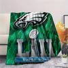 Philadelphia Eagles Print Flannel Blanket, High Quality Comfortable for All Seasons, Home Decor, Warmth and Comfort, Perfect for Christmas Gifts