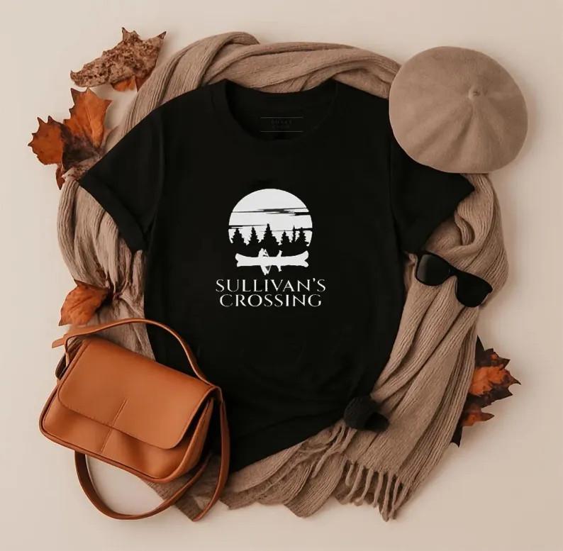 

Sullivans Crossing Tshirt with Graphic Design October 2025 Cozy Look 3XL