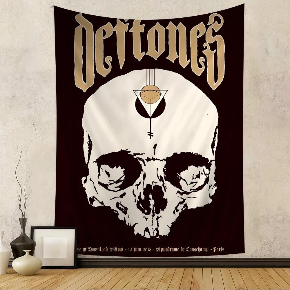 JIT Deftones Saturday Night Wrist Tapestry Music AlbumThemed Wall Decor Stylish Home Bedroom Music Room for Retro Rock Ambiance