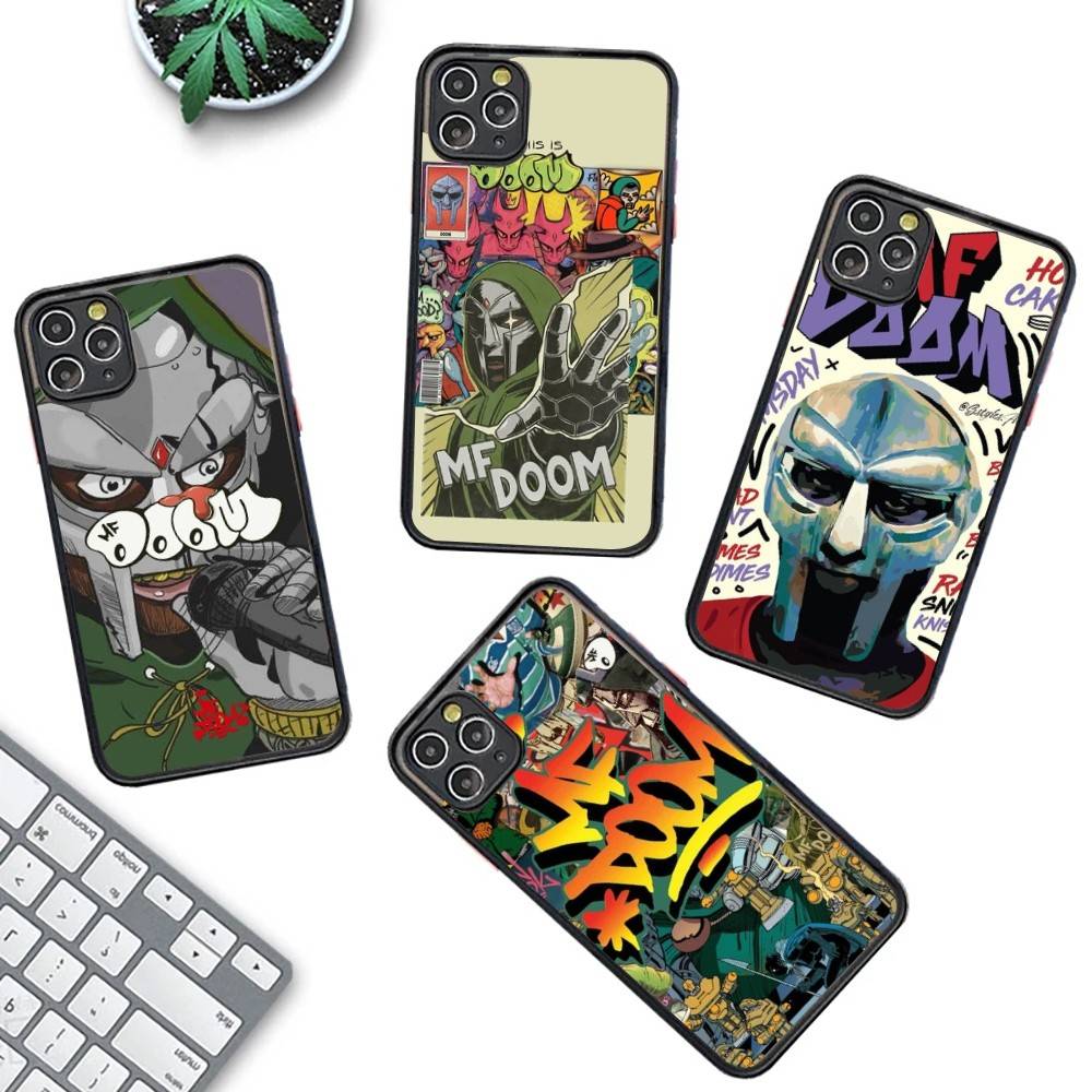 Fashion MF DOOM Hot Singer Phone Case For IPhone 16 15 14 X XR XS 7 8 Plus 11 12 13 Pro MAX 13mini Matte Shockproof Case