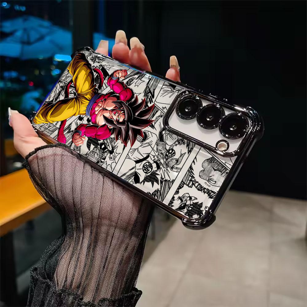 Dragon B-Ball Anime Super Saiyans For Galaxy S26 Ultra Phone Case For Samsung S26 S25 S24 S23 S21 Ultra S20 FE S25 Plus 5G Cover