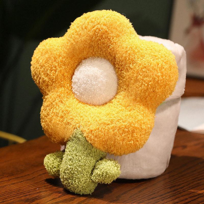 

Плед из кораллового флиса для сна Тонкий плед-шаль для дневного отдыха 110*85cm жёлтый