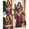 Silk Saree from the ALMAARI Store Is Adorned with Beautiful Zari Work In Form of Traditional Motifs.