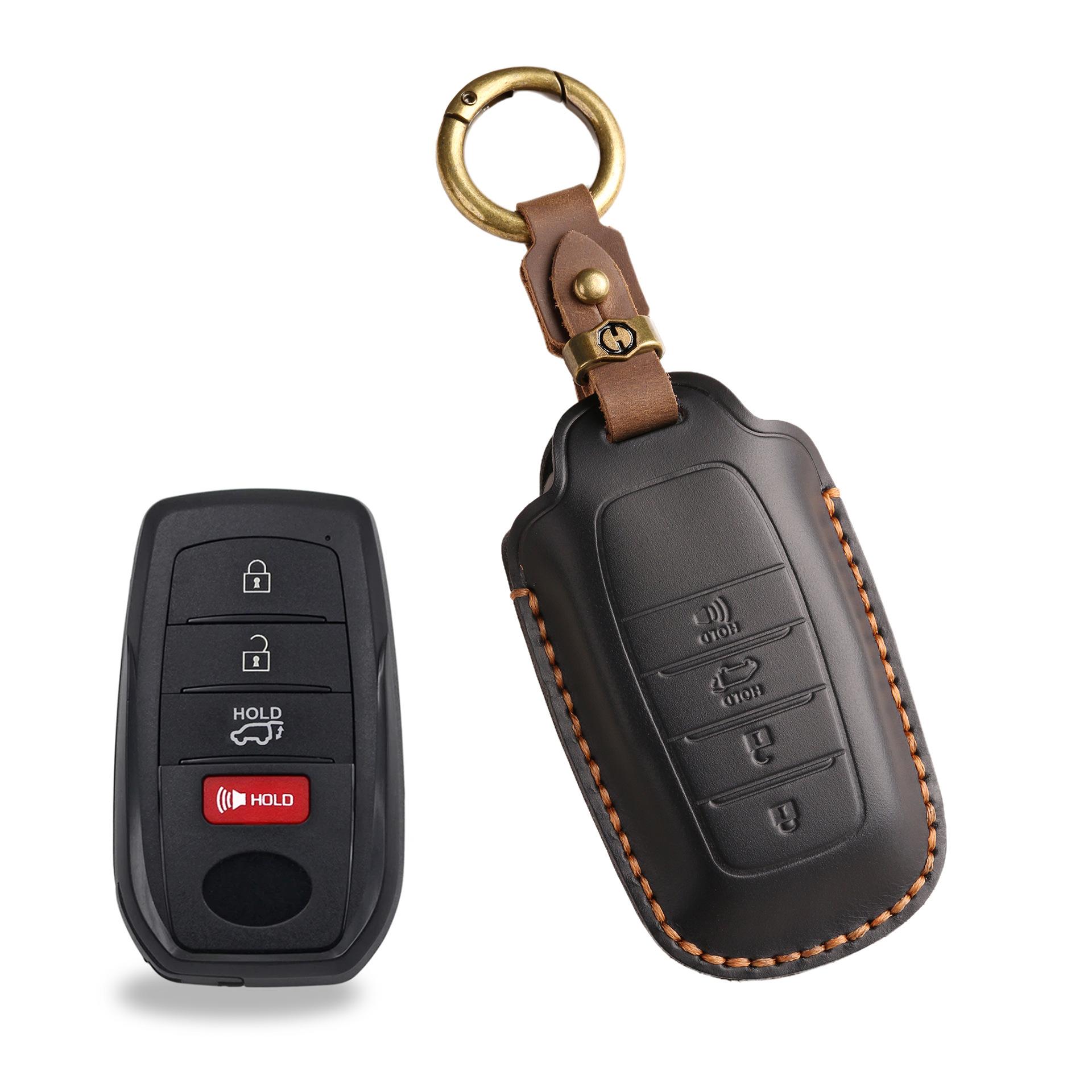 

Винтажный чехол для ключа для Toyota Gryvia Xena Сумка для ключа Elfa Кожаный защитный чехол Кольцо