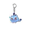 Anime Movie KPop Demon Hunters Derpy Tiger Acrylic Double-Sided Keychains Keyring Phone Chain Accessories Fans Gift