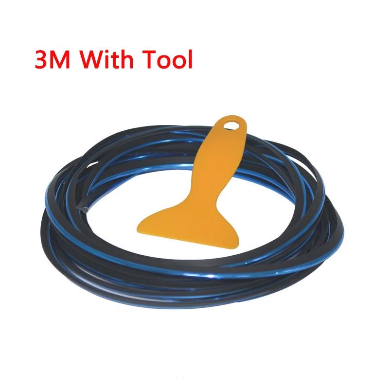Super Flexible 5M/3M Car Interior Moulding Trim Strip Door Gap Edge Moulding Trim Universal Decorative Line Auto Accessories