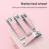 8/10/14 Pieces Stainless Steel Nail Clipper Set Manicure Pedicure Tools Kit with Nail File Cuticle Scissors forHome Travel Gifts