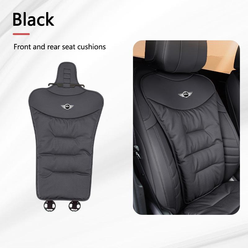 Coussin de siège respirant en peluche Velours Autocollants de housse de siège arrière Pour MINI Cooper One S JWC R55 R56 F56 R57 R58 R59 R60 djpxh44