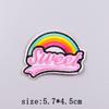 Patch Brodé Arc-en-ciel LGBT Thermocollant Pour Vêtements Patches Thermocollants Sur Vêtements Patch Cœur Gay Pour Vêtements Badges