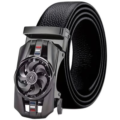 High-grade Men's Business Belt With Automatic Belt Buckle