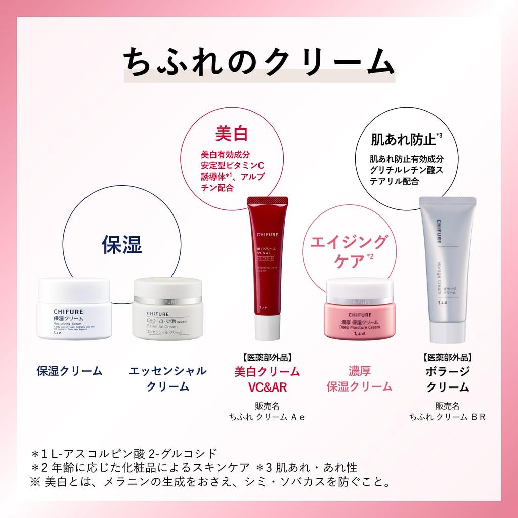 Chifure Essential Cream with Coenzyme Q10 - Skincare Moisturizer Face Cream