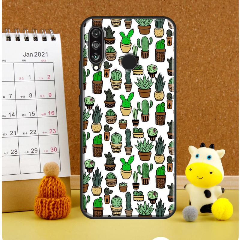 Cactus Succulent For Huawei Nova 12i 12s 7i 8i 11i 11 9 10 SE Y60 Y61 Y70 Y72 Y73 Y90 Y91 P30 P40 Lite Case